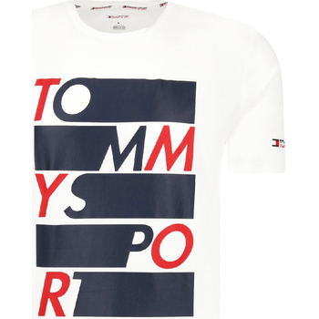 textil Herr T-shirts & Pikétröjor Tommy Hilfiger S20S200052 Vit