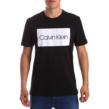 textil Herr T-shirts & Pikétröjor Calvin Klein Jeans K10K103012 Svart