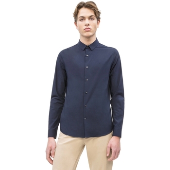 textil Herr Långärmade skjortor Calvin Klein Jeans J30J312439 Blå