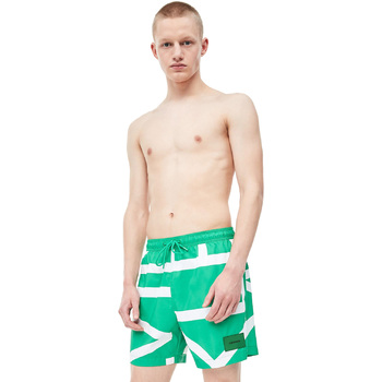textil Herr Badbyxor och badkläder Calvin Klein Jeans KM0KM00274 Grön