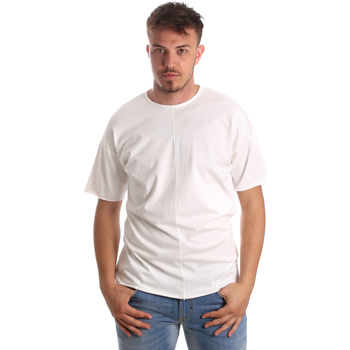 textil Herr T-shirts & Pikétröjor Antony Morato MMKS01564 FA100189 Vit