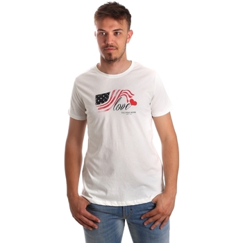 textil Herr T-shirts & Pikétröjor U.S Polo Assn. 51520 51655 Vit