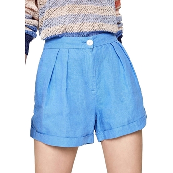 textil Dam Shorts / Bermudas Pepe jeans PL800839 Blå