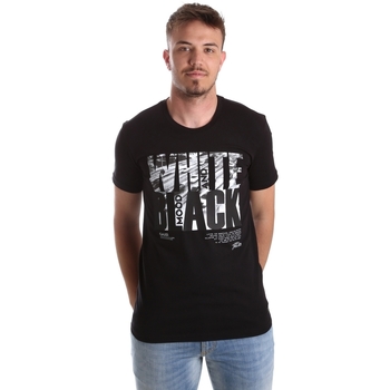textil Herr T-shirts Gaudi 921FU64006 Svart
