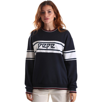textil Dam Sweatshirts Pepe jeans PL580855 Blå