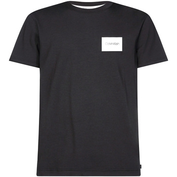 textil Herr T-shirts & Pikétröjor Calvin Klein Jeans K10K104939 Svart