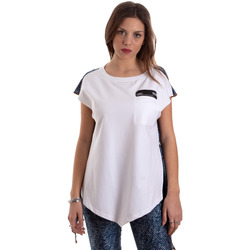textil Dam T-shirts Versace D3HVB657S0683904 Vit