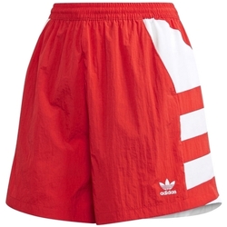 textil Dam Shorts / Bermudas adidas Originals FM2637 Röd