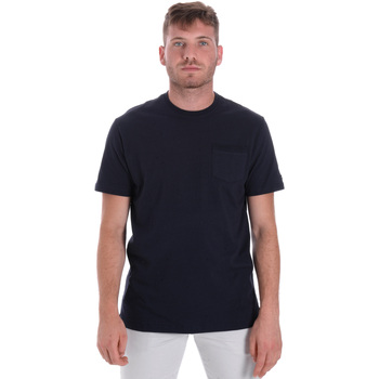 textil Herr T-shirts Les Copains 9U9010 Blå