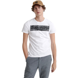 textil Herr T-shirts Superdry M1000069A Vit