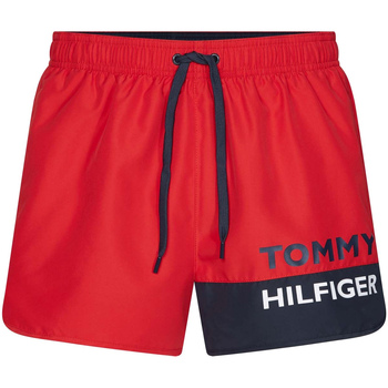 textil Herr Badbyxor och badkläder Tommy Hilfiger UM0UM01683 Röd