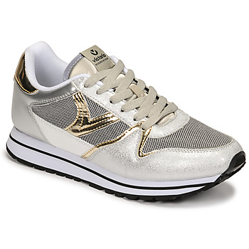 Skor Dam Sneakers Victoria COMETA REJILLA Silver / Silver