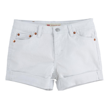 textil Flickor Shorts / Bermudas Levi's 4E4536-001 Vit