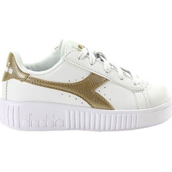 Skor Barn Sneakers Diadora Game step ps 101.176596 01 C1070 White/Gold Guldfärgad