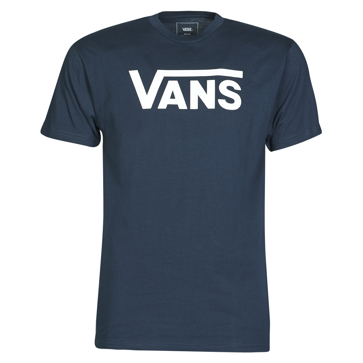 textil Herr T-shirts Vans VANS CLASSIC Blå / Vit