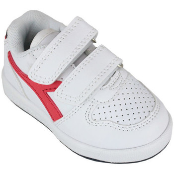Skor Barn Sneakers Diadora 101.173302 01 C0673 White/Red Röd
