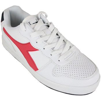 Skor Barn Sneakers Diadora Playground gs 101.173301 01 C0673 White/Red Röd