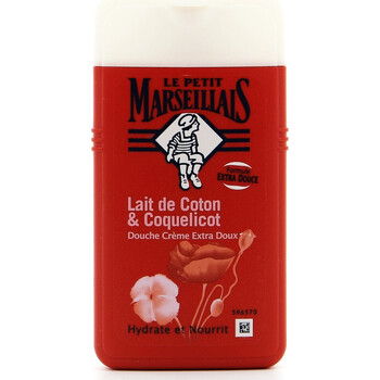 skonhet Dam Bad Le Petit Marseillais Extra Gentle Cream Shower - Cotton Milk & Poppy Annat