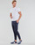 textil Herr T-shirts Polo Ralph Lauren T-SHIRT AJUSTE COL ROND EN COTON LOGO PONY PLAYER Vit