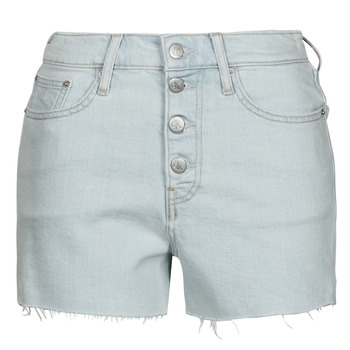 textil Dam Shorts / Bermudas Calvin Klein Jeans HIGH RISE SHORT Blå / Ljus