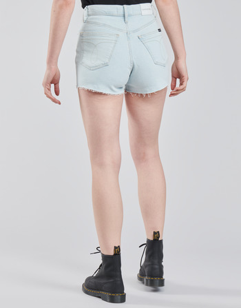 Calvin Klein Jeans HIGH RISE SHORT Blå / Ljus