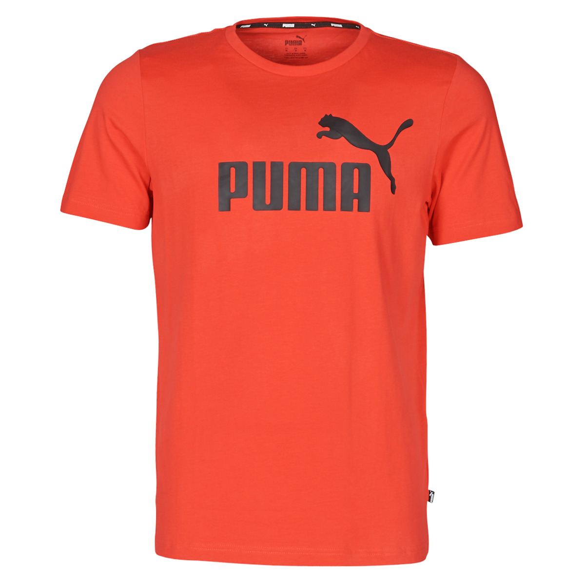 textil Herr T-shirts Puma ESSENTIAL TEE Röd