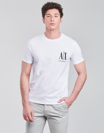 textil Herr T-shirts Armani Exchange 8NZTPH-ZJH4Z Vit