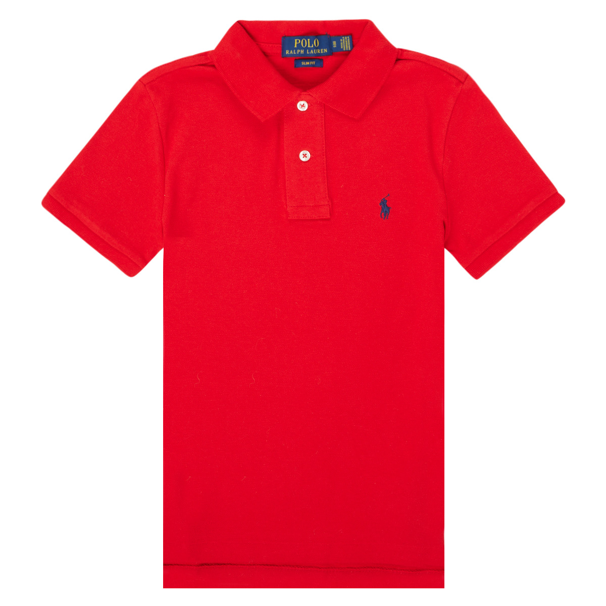 textil Pojkar Kortärmade pikétröjor Polo Ralph Lauren FRANCHI Röd