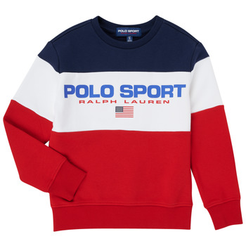 textil Pojkar Sweatshirts Polo Ralph Lauren TRINITA Flerfärgad