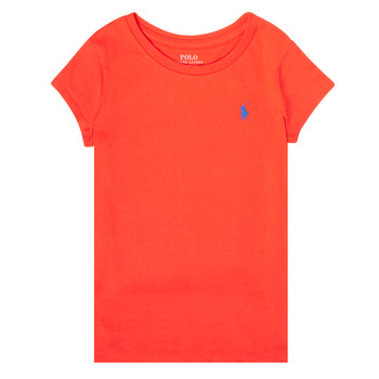 textil Flickor T-shirts Polo Ralph Lauren SIDONIE Röd