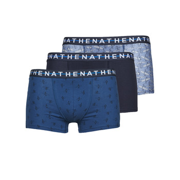 Underkläder Herr Boxershorts Athena EASY STYLE X3 Blå / Marin / Blå