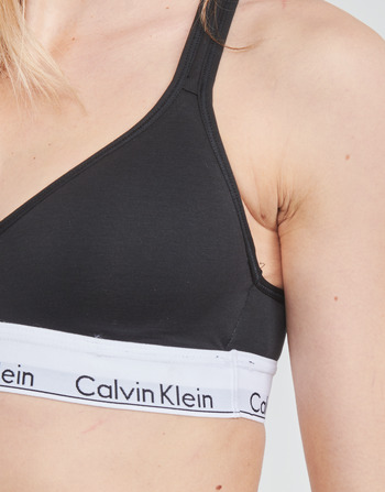 Calvin Klein Jeans MODERN COTTON BRALETTE LIFT Svart