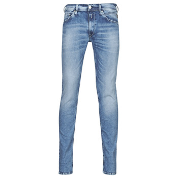 textil Herr Skinny Jeans Replay JONDRILL Pants Blå / Ljus