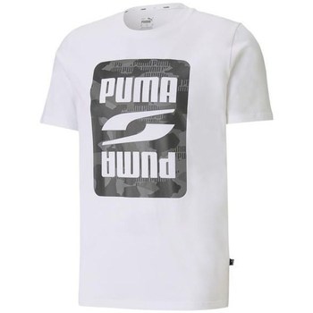 textil Herr T-shirts Puma Rebel Camo Graphic Tee Vit