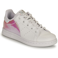 Skor Flickor Sneakers adidas Originals STAN SMITH C SUSTAINABLE Vit / Rosa / Regnbågsfärgat