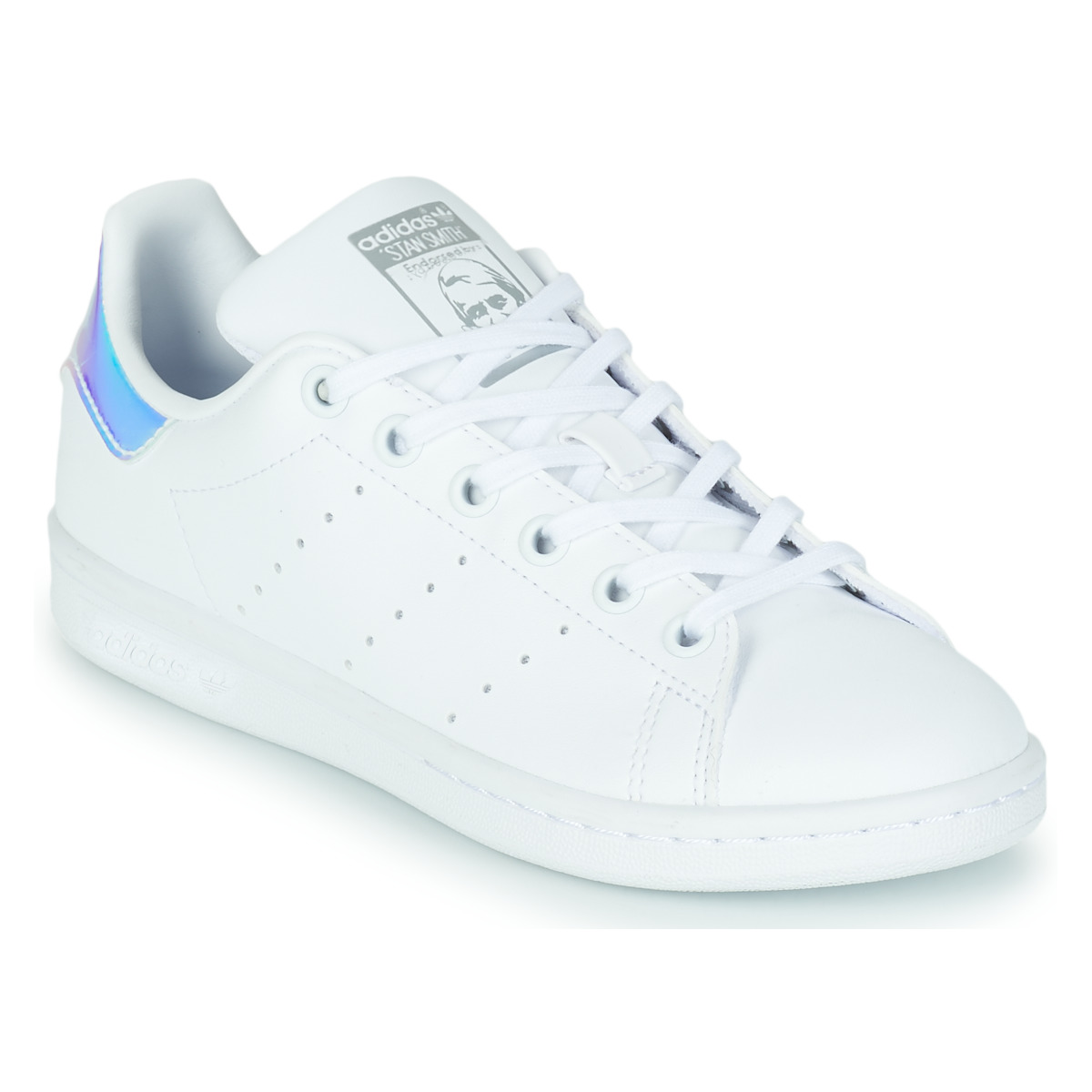 Skor Barn Sneakers adidas Originals STAN SMITH J SUSTAINABLE Vit / Regnbågsfärgat