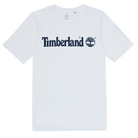 textil Pojkar T-shirts Timberland FONTANA Vit