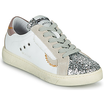 Skor Dam Sneakers Meline CAR139 Vit / Glitter