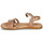 Skor Flickor Sandaler Citrouille et Compagnie OBINOU Tan (mellanbrun) / Guldfärgad