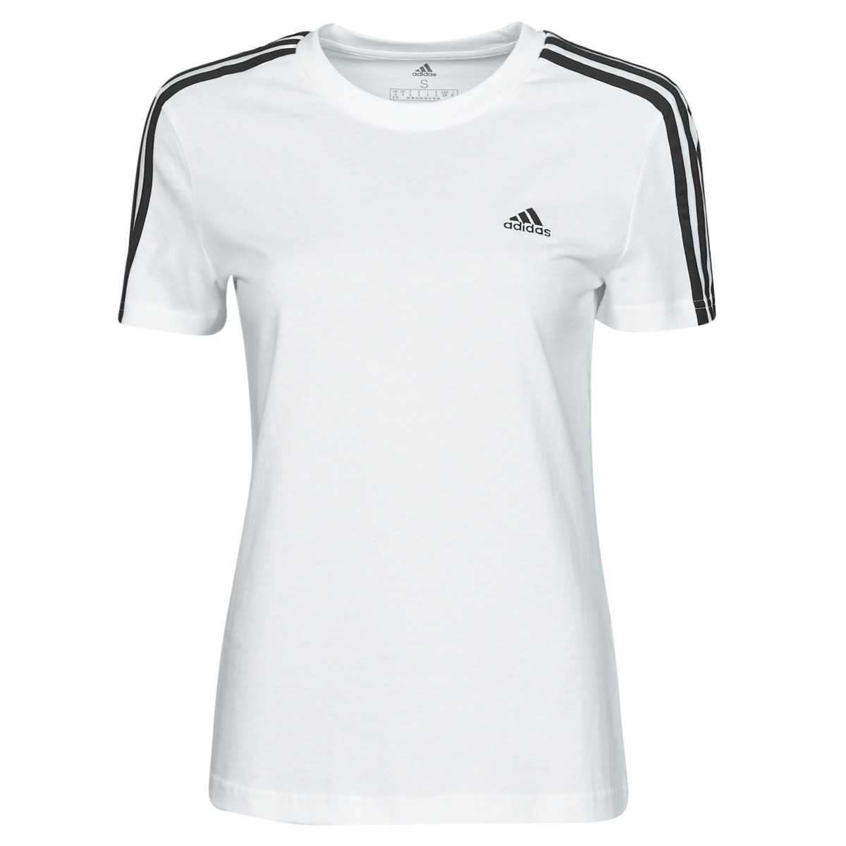 textil Dam T-shirts Adidas Sportswear W 3S T Vit