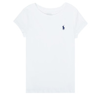textil Flickor T-shirts Polo Ralph Lauren NOUVAL Vit