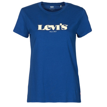 textil Dam T-shirts Levi's THE PERFECT TEE Blå