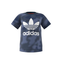 textil Pojkar T-shirts adidas Originals GN4116 Blå
