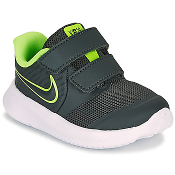 Skor Pojkar Träningsskor Nike STAR RUNNER 2 TD Svart / Grön
