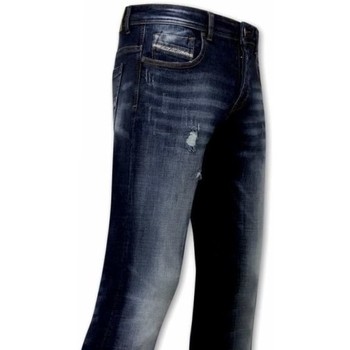 True Rise Slim Fit Jeans För A Blå