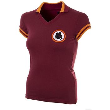 textil Dam T-shirts Copa Football Maillot rétro femme Copa AS Roma 1978/79 Röd