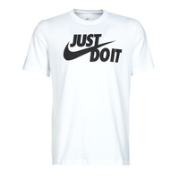 textil Herr T-shirts Nike NSTEE JUST DO IT SWOOSH Vit / Svart