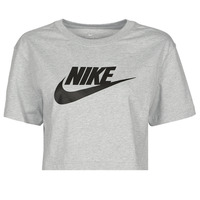 textil Dam T-shirts Nike NSTEE ESSNTL CRP ICN FTR Grå / Svart
