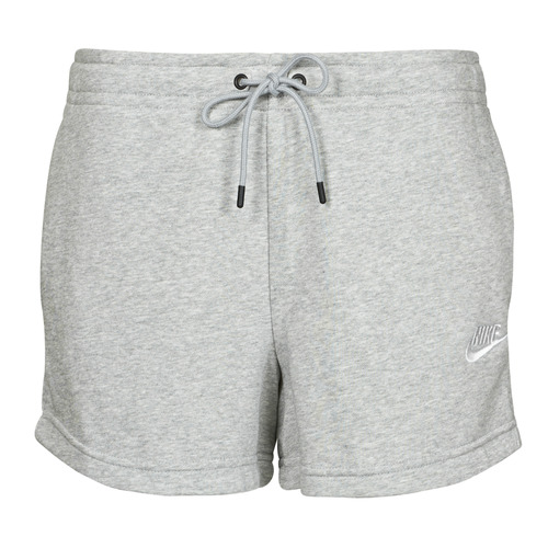 textil Dam Shorts / Bermudas Nike NSESSNTL FLC HR SHORT FT Grå / Vit