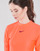 textil Dam T-shirts Nike NSICN CLSH TOP SS MESH Orange